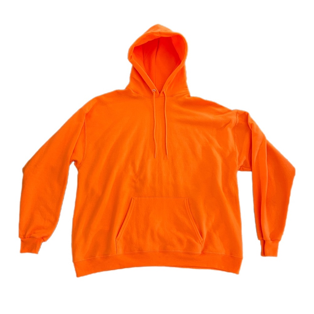 Hanes orange hoodie